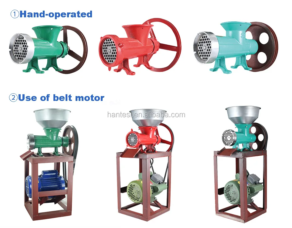 32 42 52 Meat Grinder Pork Beef Grinding Machine Mincer Fish Bone Meat