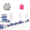 Plastic Staple Fiber Extruding Machine Polyester Polyester Staple Fiber Yarn Extrusion Line
