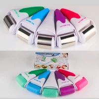 

White & Colours & Red & Blue & Green & Purple Handle Dermaroller Skin Cooling Freeze Therapy Ice Derma Roller For Face And Body