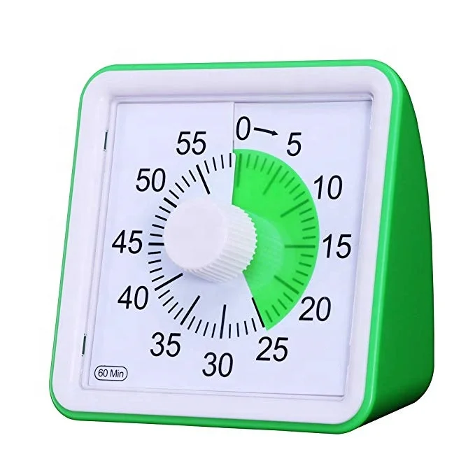 60 Minute Visual Silent Analog Timer Time Management Tool For Classroom ...