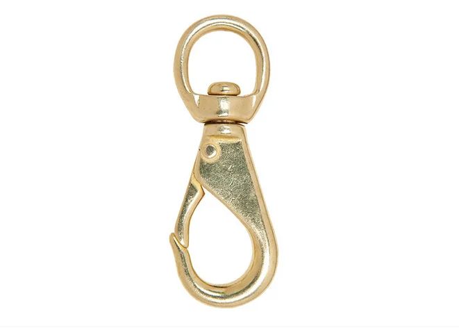 
Silver Swivel Eye Spring Snap Hook Quick Chain Fastener Hook Carabiner Multi Purpose 