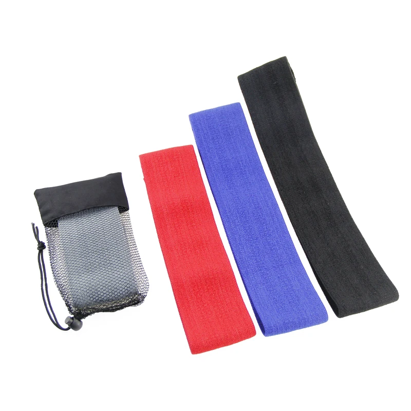 Workout Strength Cotton Elastic Fitness Exercise Resistance Hip bands non slip good quality Resistance Band