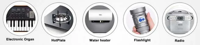 LR20-alkaline-battery appliation