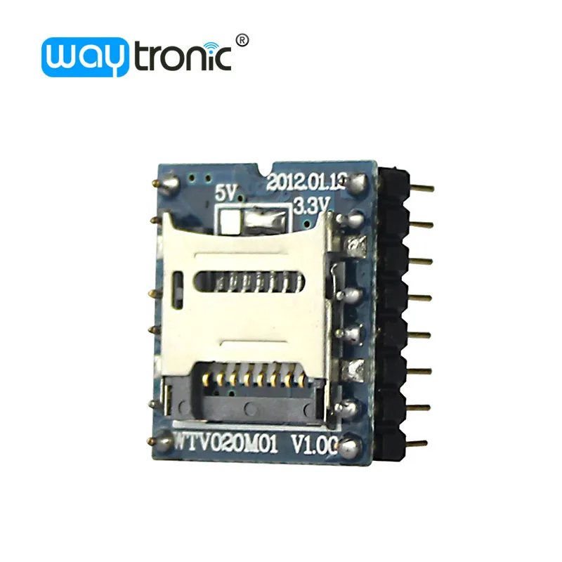 WTV020M01 SD card WAV AD4 sound module for alarm, View SD card module