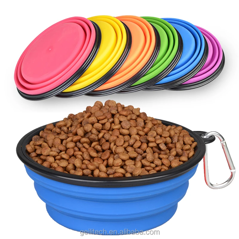 

Foldable travel pet bowl free sample water bottle dog bowl
