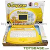 Education laptop with color screen children learning computer