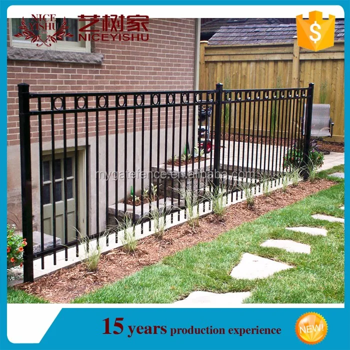 Outdoor dekoration eisen zaun design/einfache eisen zaun design ...