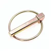 Quick release high precision brass lynch pin safety pin