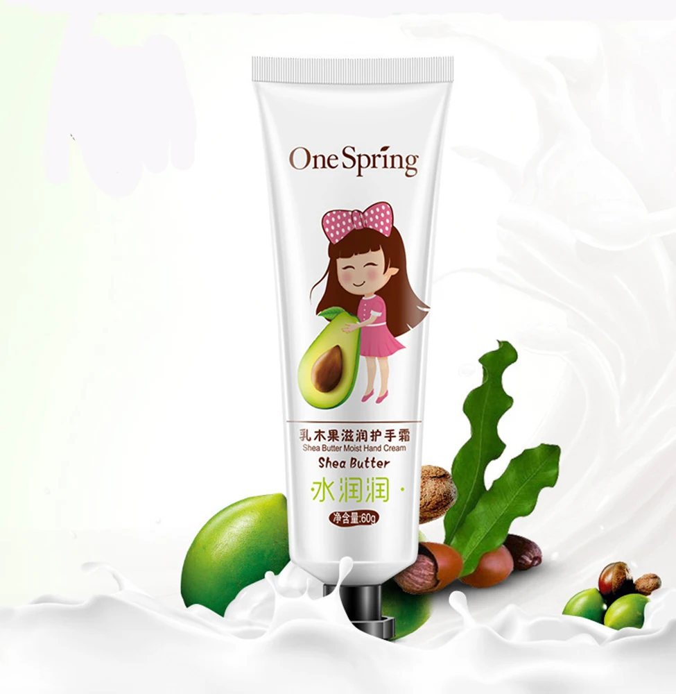 

Home Cosmetic Strawberry Hand Whitening Cream Lavender Essential Oil Moisturizing Hand Cream with nourishing essence