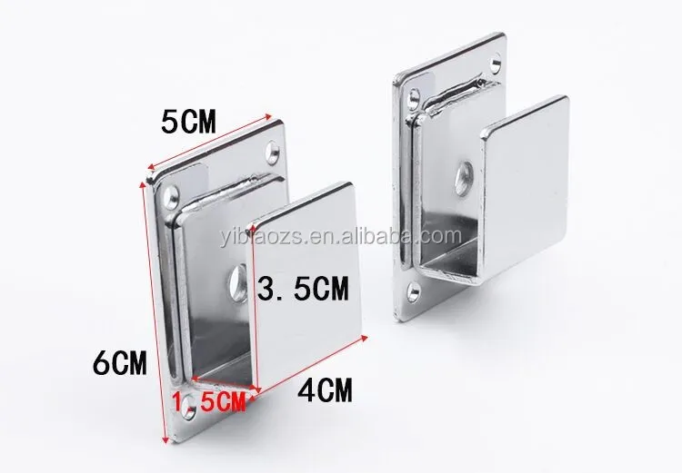 Wall Mounting Metal Square Tube Brackets Holder Pipe Connectors Support