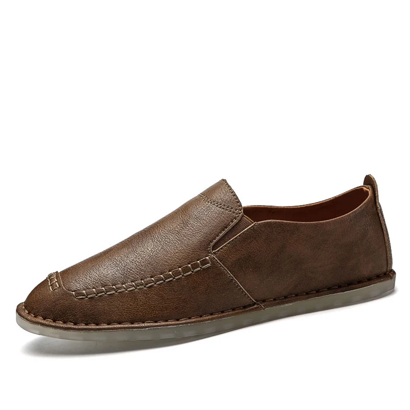 European Trendy Breathable Sneakers Genuine Leather Flat Casual Shoes For Men Buy Sneakers