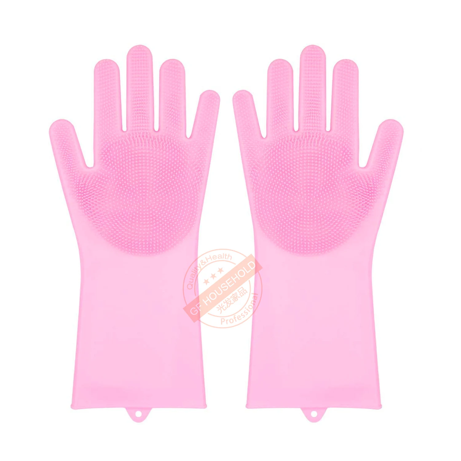 

Amazon Hot Sale Item Reusable Silicone Gloves Brush Pair, 5 colors