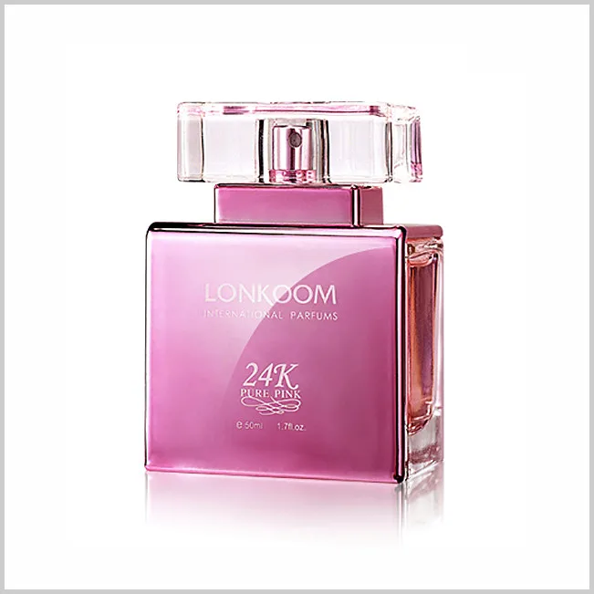 

lonkoom square 24k lady long lasting designer perfume