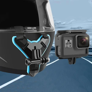 Motorcycle Helmet Chin Mount Strap Action Cameras