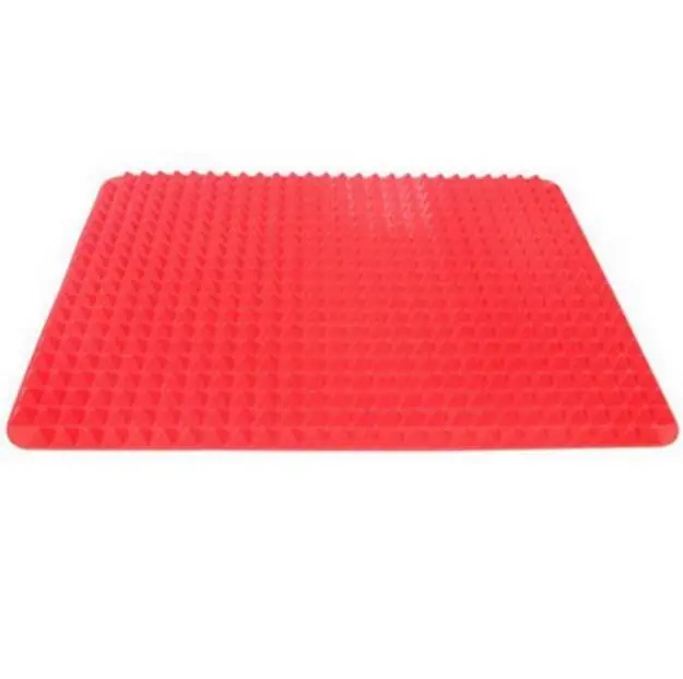 

Dropshipping Kitchen Dishwasher Safe Roasting Oven Grilling BBQ Pyramid Silicone Baking Mat