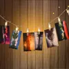 20LEDs 3AA battery/usb powered Photo Clip led string lights Perfect for Hanging Pictures, Notes, room decoration light