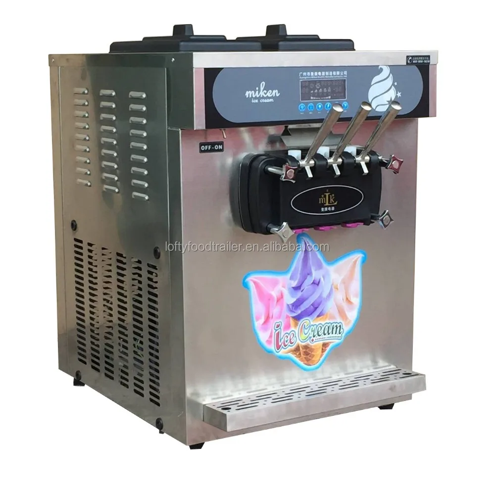Factory Popular Soft Commercial Table Top Italian Hard Softy Vending Machine Ice Cream Filling