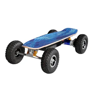 Fastest And Long Range 4000W Off Road Electric Skateboard With Remote