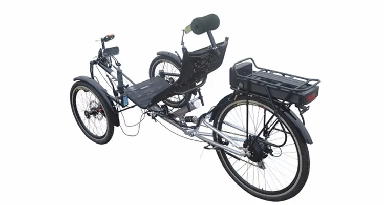 High Power Three Wheeled Pedelce Electric Recumbent Bicycle Trike For ...