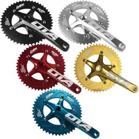 

Fixie Bike Components Integrated Crank Chainwheel 48T Track Cycle CNC OEM Fixed Gear Bicycle Parts Fixie Bicycle Crankset