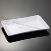 Plastic rectangular sushi plates