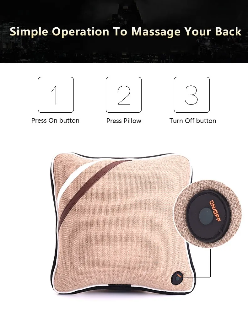 First Price Electric Vibrating Massage Pillow As Seen On Tv Wireless