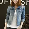 zm53996a 2017 Jeans Wome Destroy Look Button Denim Jacket Women