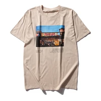 

High quality printing oversized blank cotton short sleeve blank t shirt mens