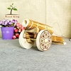 Pine Grinding Woodwork Gun Home Furnishing Toys Miniature Decorative Antique Wooden Cannon Models