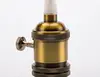 hemp rope twisted cable lighting fittings with bronze ceramic lamp holder vintage lamp parts