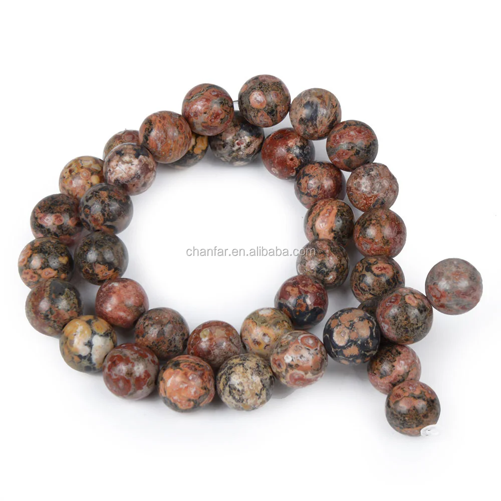 

Natural Stone Red Leopard Stone Beads for Bracelet Necklace Jewelry Making