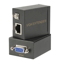 

60m VGA to RJ45 Signal Extender Over Ethernet Cable Transmitter and Receiver