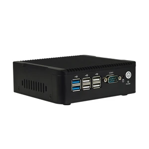 2019 Mini Fanless Industrial PC Dual LAN