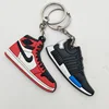 wholesale 3D custom plastic mini air jordan shoes sneaker key chain
