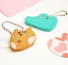 Cartoon Anime Cute Key Cover Mickey Stitch Bear Keychain Silicone Hello Kitty Super Hero Porte Clef Cap Key Protect
