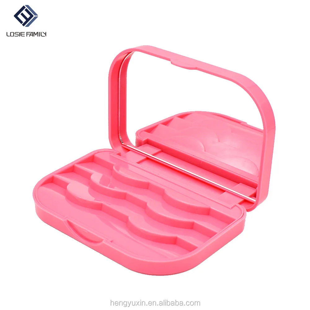 

Blank False Eyelash Container False Eyelash Holder, Dark pink