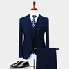 New Design Bespoke Color And Size Groom Business 3 Piece Slim Fit Men Suit YF028
