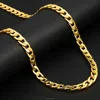 Fashion Hip Hop jewelry 18k Gold Jewelry Men Statement Necklace 18k Gold Plated Men Chain Necklace