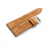 Handmade fur strap 18/20/22MM yellow / coffee / Black Retro soft calfskin Bracelet