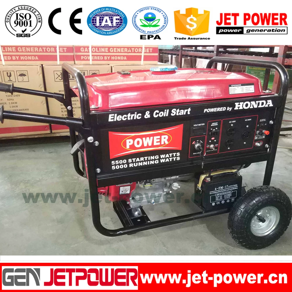 
Generator Petrol 10 000 watt honda generator gasoline engine GX690 10kw gasoline generator 