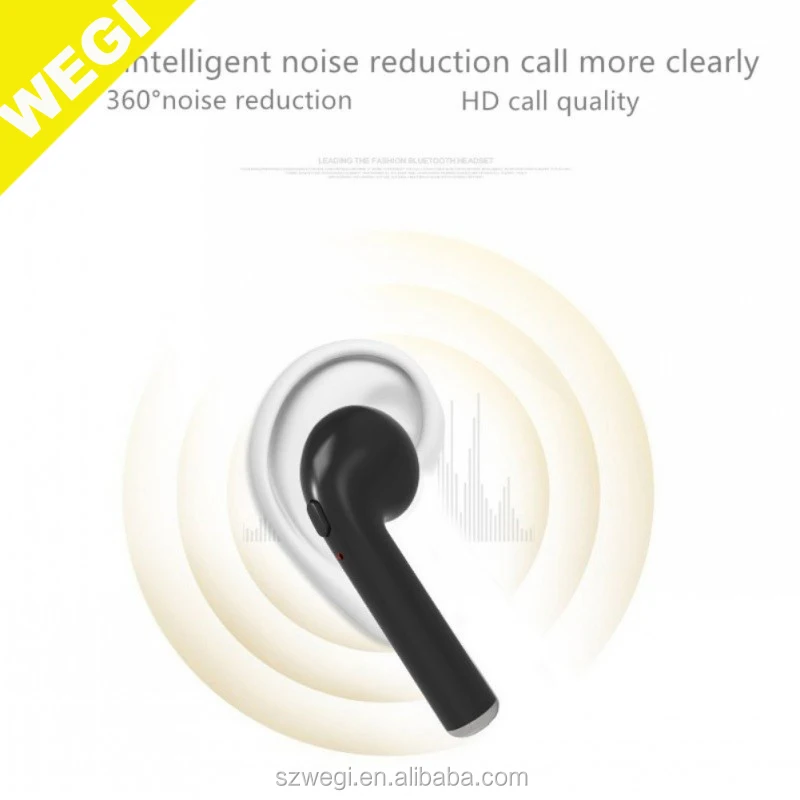 

hot sale high quality earbuds handsfree phone wireless blue headset earphones for apple iphone mp3, Black;blue;gold;green;pink;red;silver