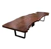 Ordinary solid wood 10 seater nilkamal dining table with low price