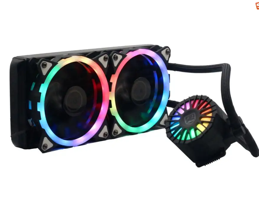 

Wholesale colorful computer ARGB 240 water cpu cooler with 12025 ARGB Flow fans water cooling kit pc