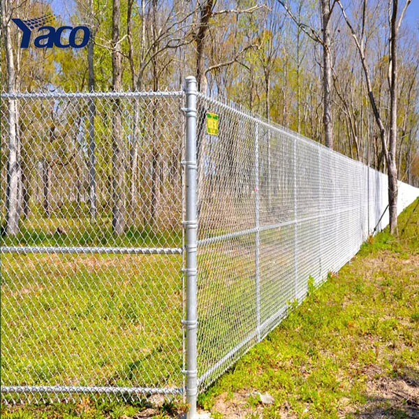 high quality chain link fence top barbed wire for green feild