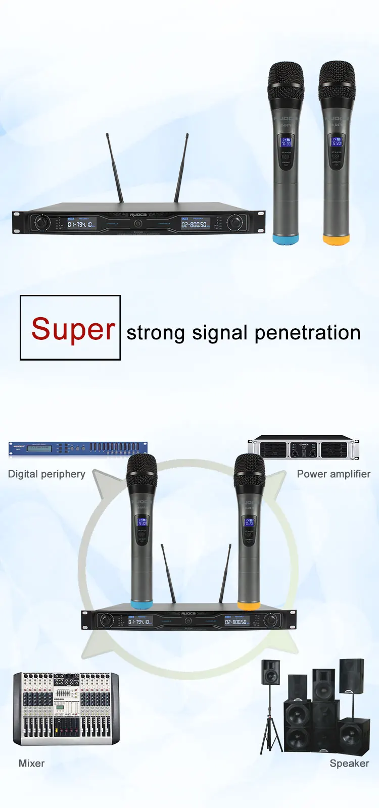 portable wireless microphone