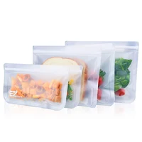 

PEVA Reusable Storage Bags For Freezer Food ZipLock Sandwich Bag Snacks Lunch sandwiches Travel Storage Home organisation