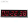 Large Classic 4 Inch 6 Digit Remote LED School Clock Digital Classroom Timer