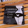 custom made special printed resealable plastic lady underwear packaging bag with zip lock