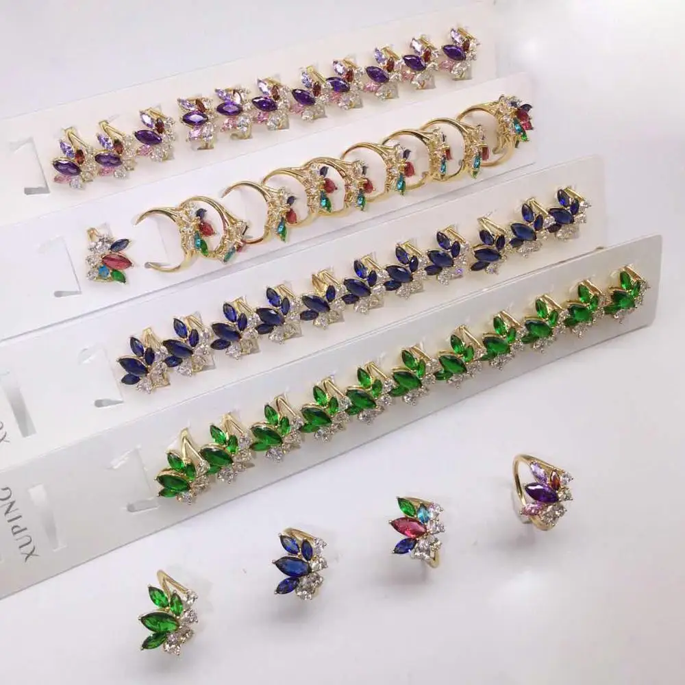 

Ring 2 Xuping Yiwu Small Commodity City hot-selling style multicolor stone ring