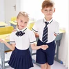 Organic cotton child children kid clothing international kindergarten middle primary school uniform